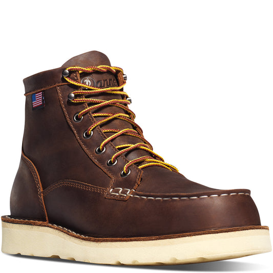 Bull Run Moc Toe 6" Brown Steel Toe