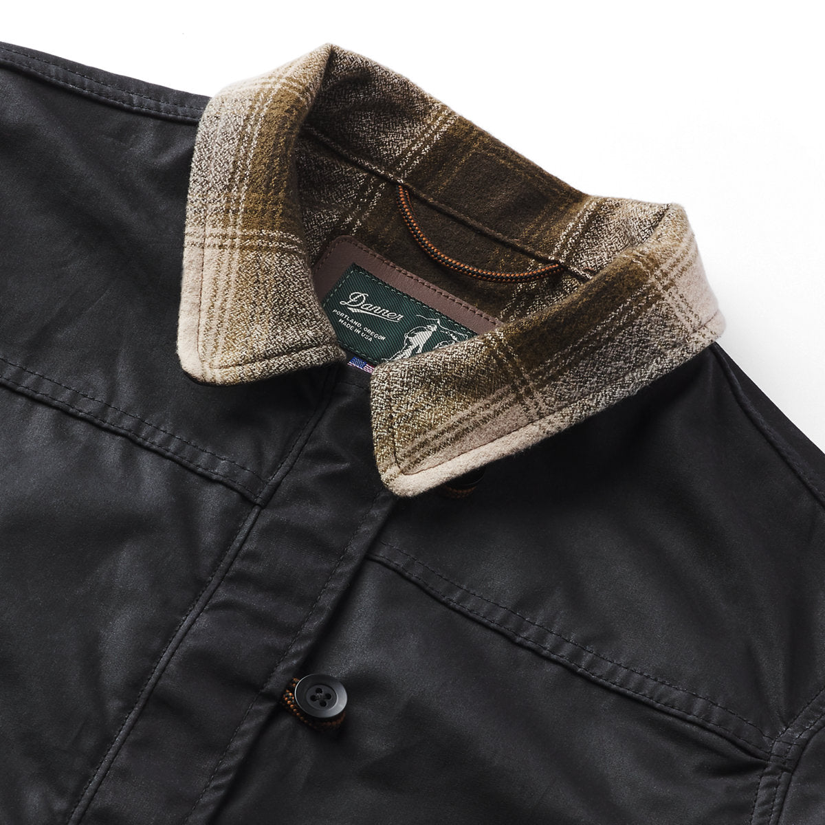 Maywood Waxed Canvas Jacket Black/Earth