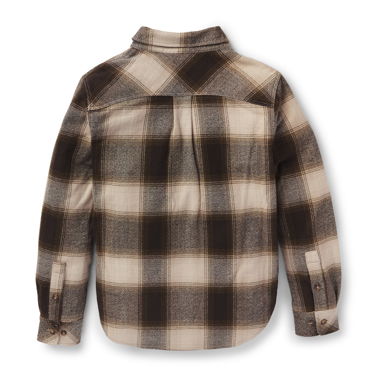 Sauvie Cotton Flannel Shirt Earth Plaid