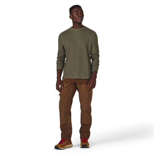 Santiam Waffle LS Tee Dusty Olive