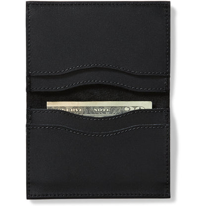 Leather Wallet 4.5" x 3.5" Black