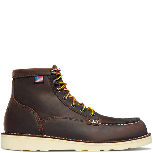 Bull Run Moc Toe 6" Brown Steel Toe