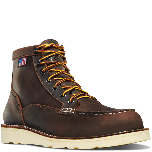 Bull Run Moc Toe 6" Brown Steel Toe