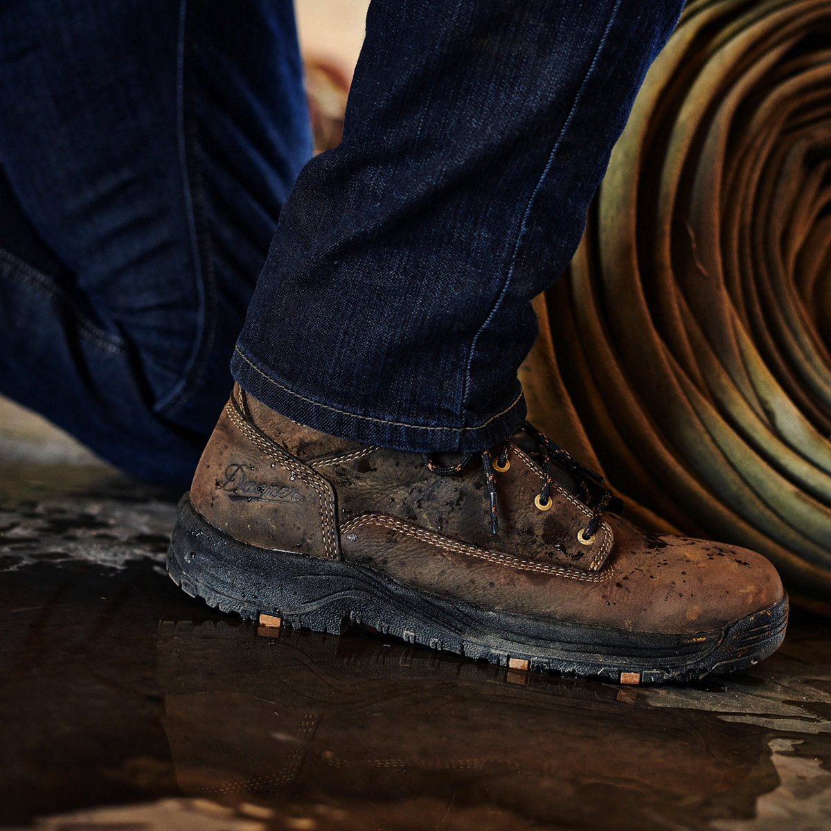 Caliper 6" Brown Aluminum Toe