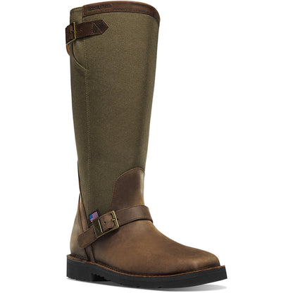 San Angelo Snake Boot Brown Square Toe