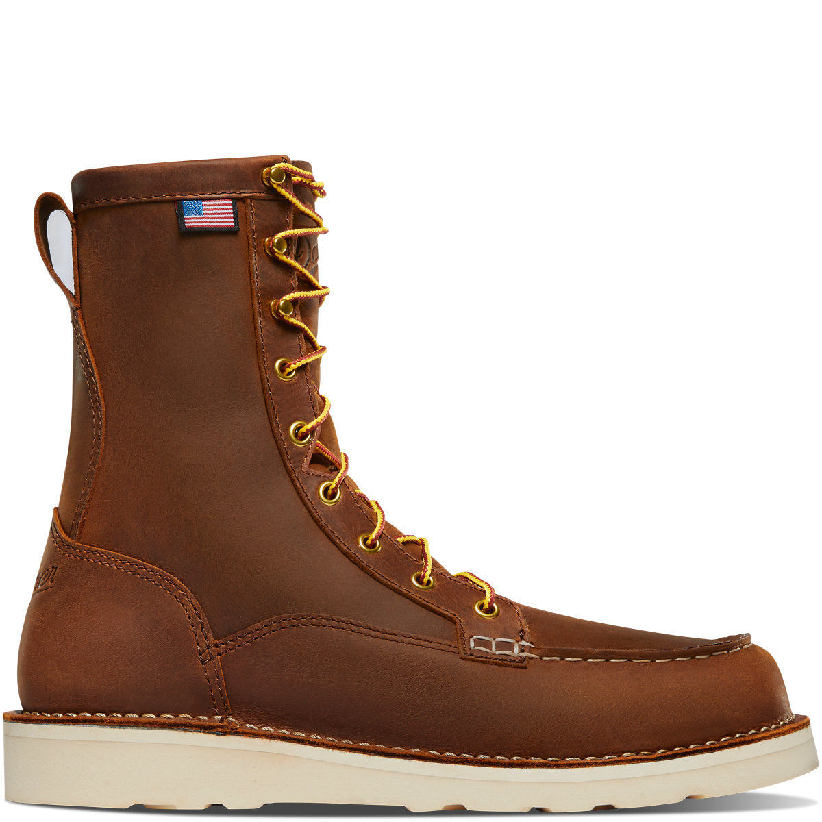 Bull Run Moc Toe 8" Tobacco Steel Toe