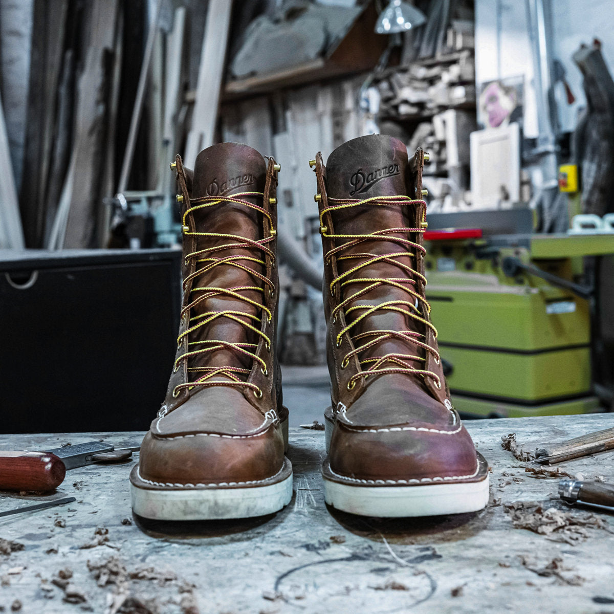 Bull Run Moc Toe 8" Tobacco Steel Toe