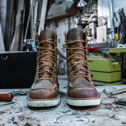Bull Run Moc Toe 8" Tobacco Steel Toe
