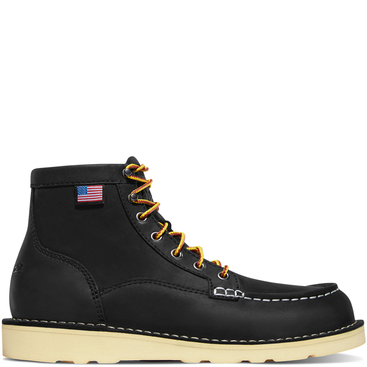 Bull Run Moc Toe 6" Black