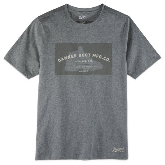 License Plate Tee Heather Gray