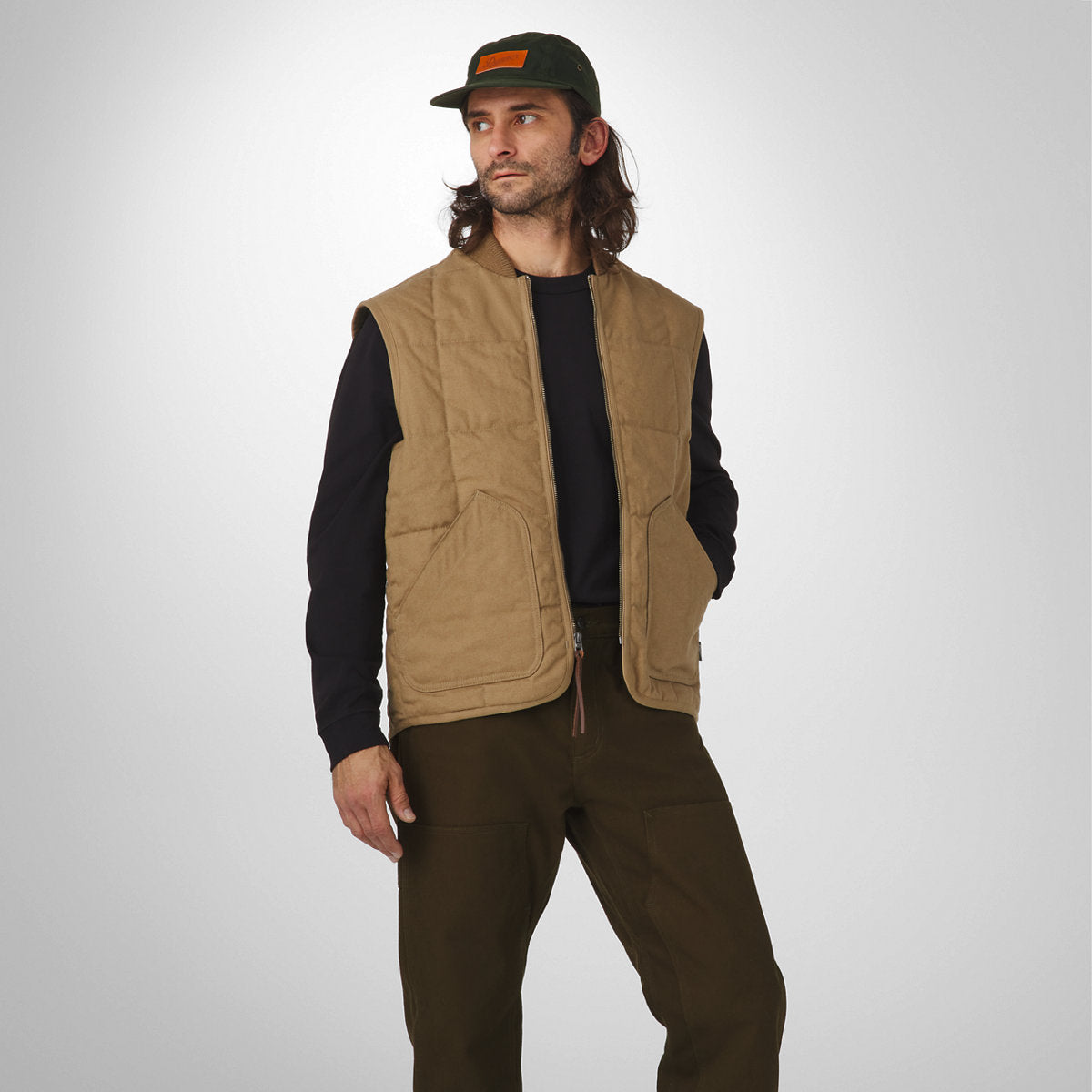Oxbow Primaloft Vest  Dark Khaki/Olive
