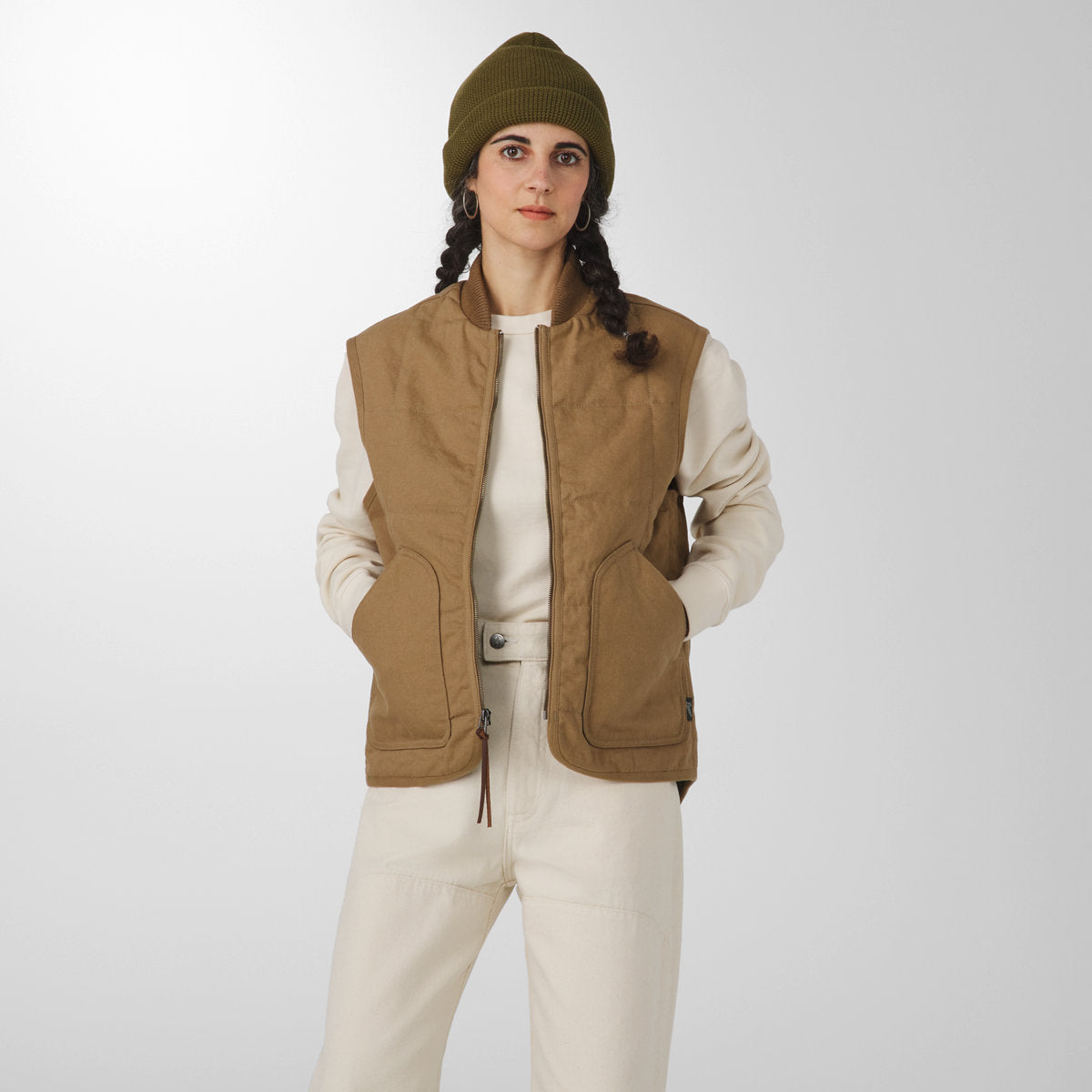Oxbow Primaloft Vest  Dark Khaki/Olive