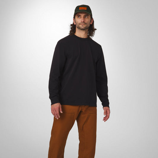 Heavyweight Long Sleeve Tee Black