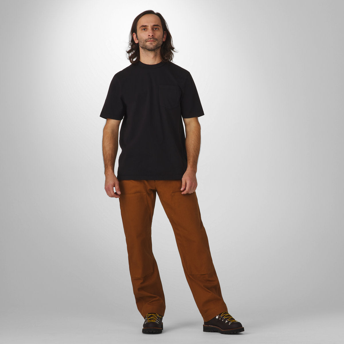 Heavyweight Pocket Tee Black