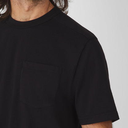 Heavyweight Pocket Tee Black
