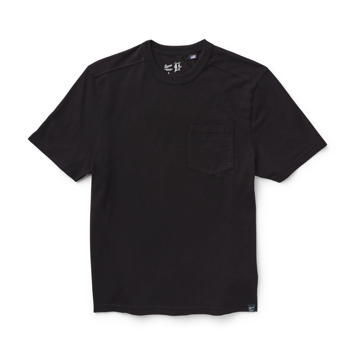 Heavyweight Pocket Tee Black
