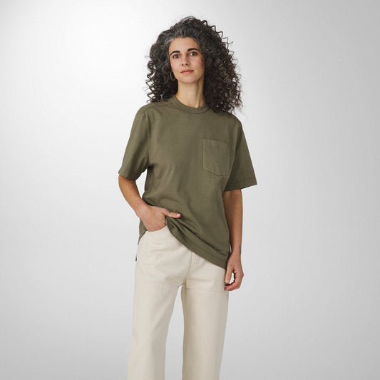 Heavyweight Pocket Tee Glazed Ginger