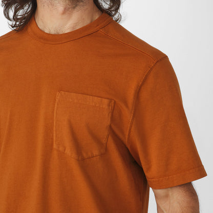 Heavyweight Pocket Tee Glazed Ginger