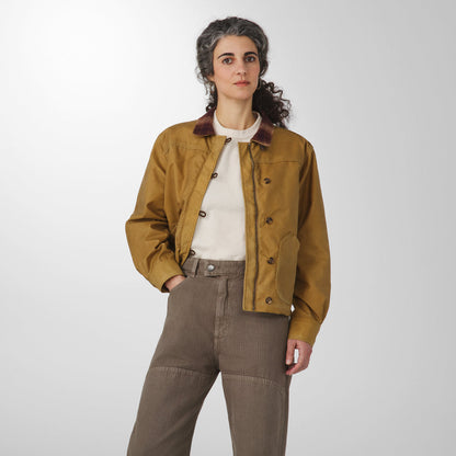 Maywood Waxed Canvas Jacket  Tan/Espresso