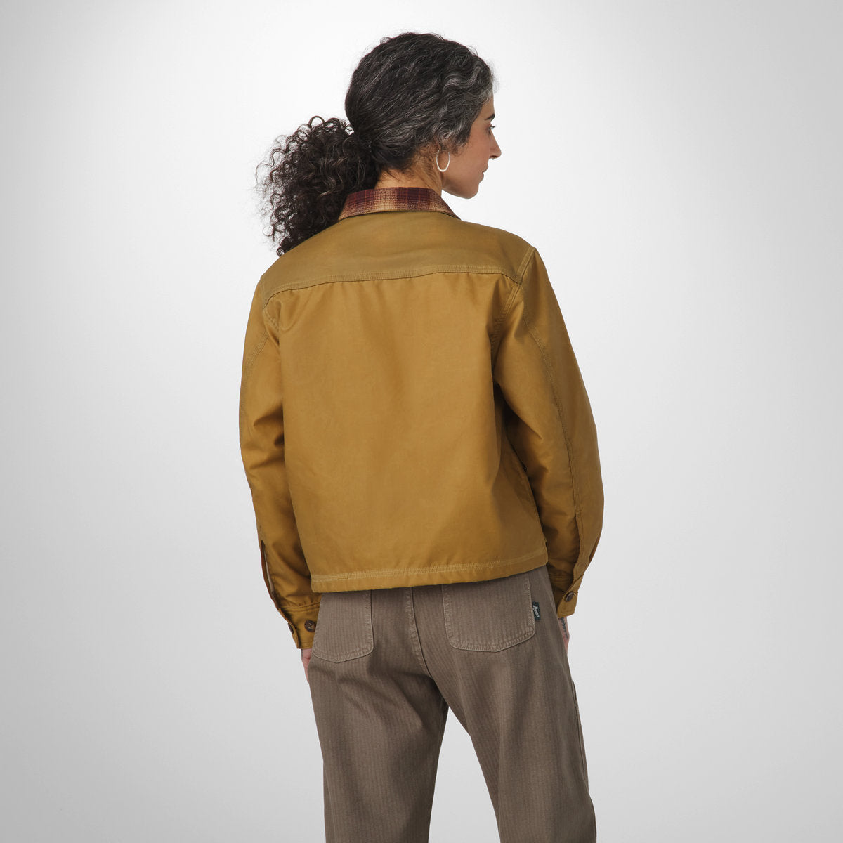Maywood Waxed Canvas Jacket  Tan/Espresso