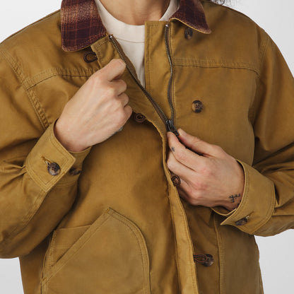 Maywood Waxed Canvas Jacket  Tan/Espresso
