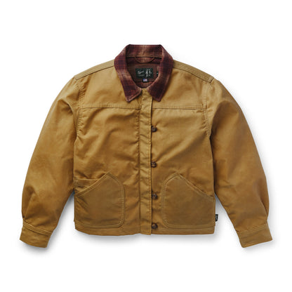 Maywood Waxed Canvas Jacket  Tan/Espresso