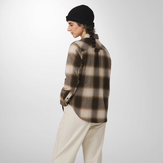 Sauvie Cotton Flannel Shirt  Earth Plaid