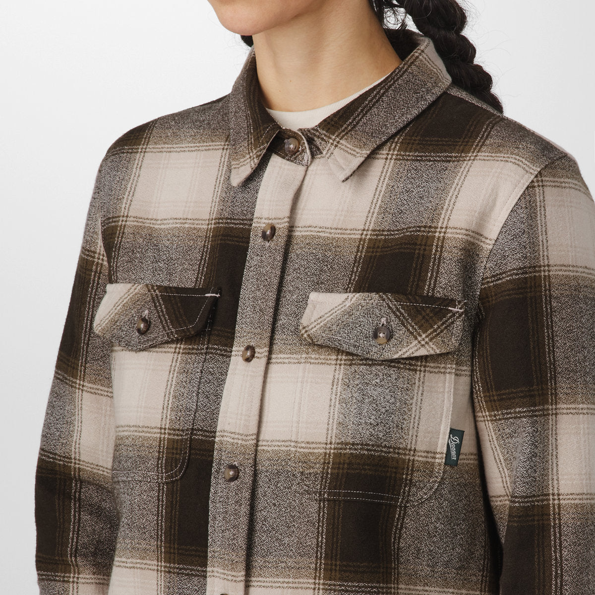 Sauvie Cotton Flannel Shirt  Earth Plaid
