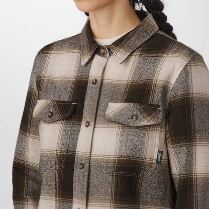 Sauvie Cotton Flannel Shirt  Earth Plaid