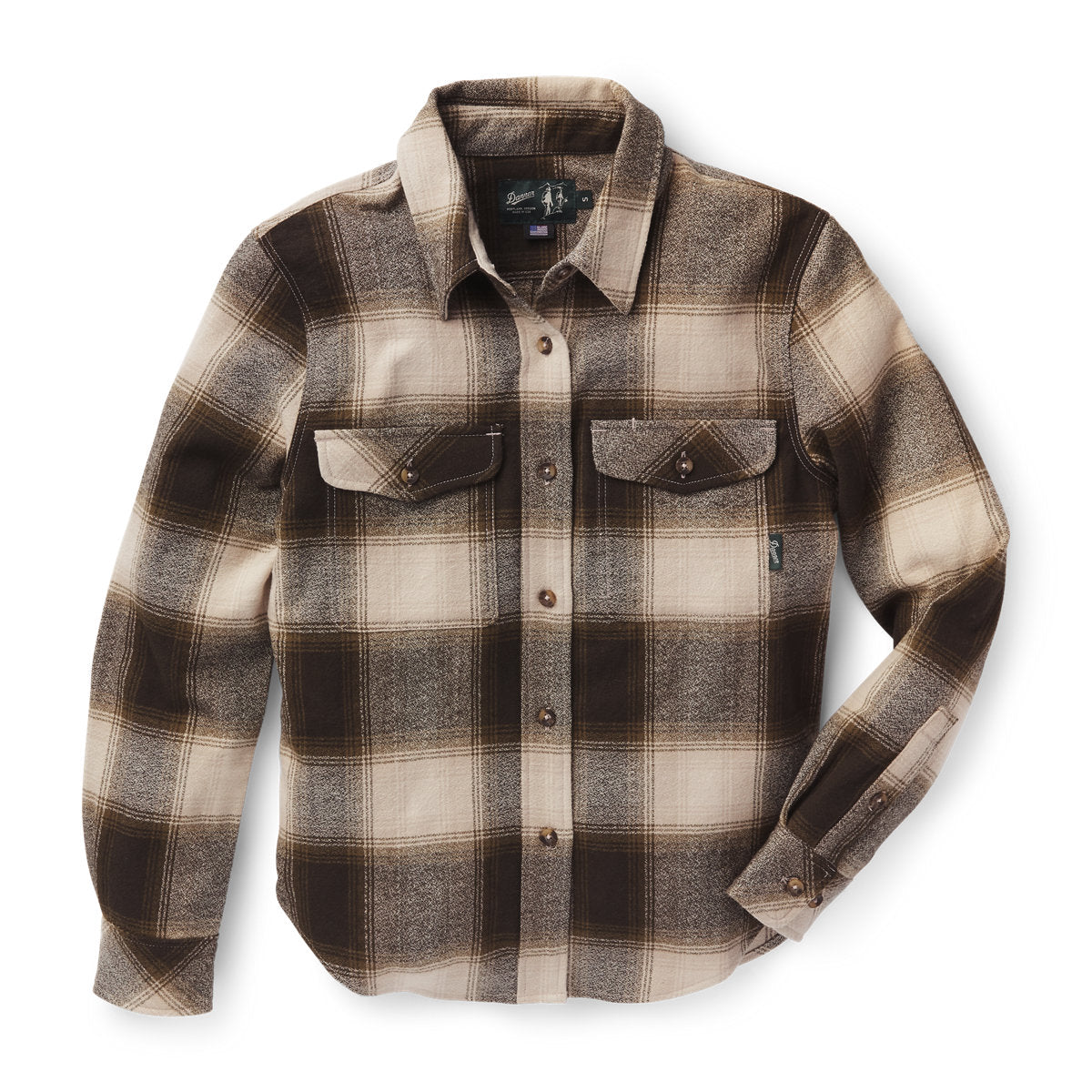 Sauvie Cotton Flannel Shirt  Earth Plaid