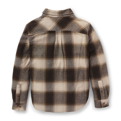 Sauvie Cotton Flannel Shirt  Earth Plaid