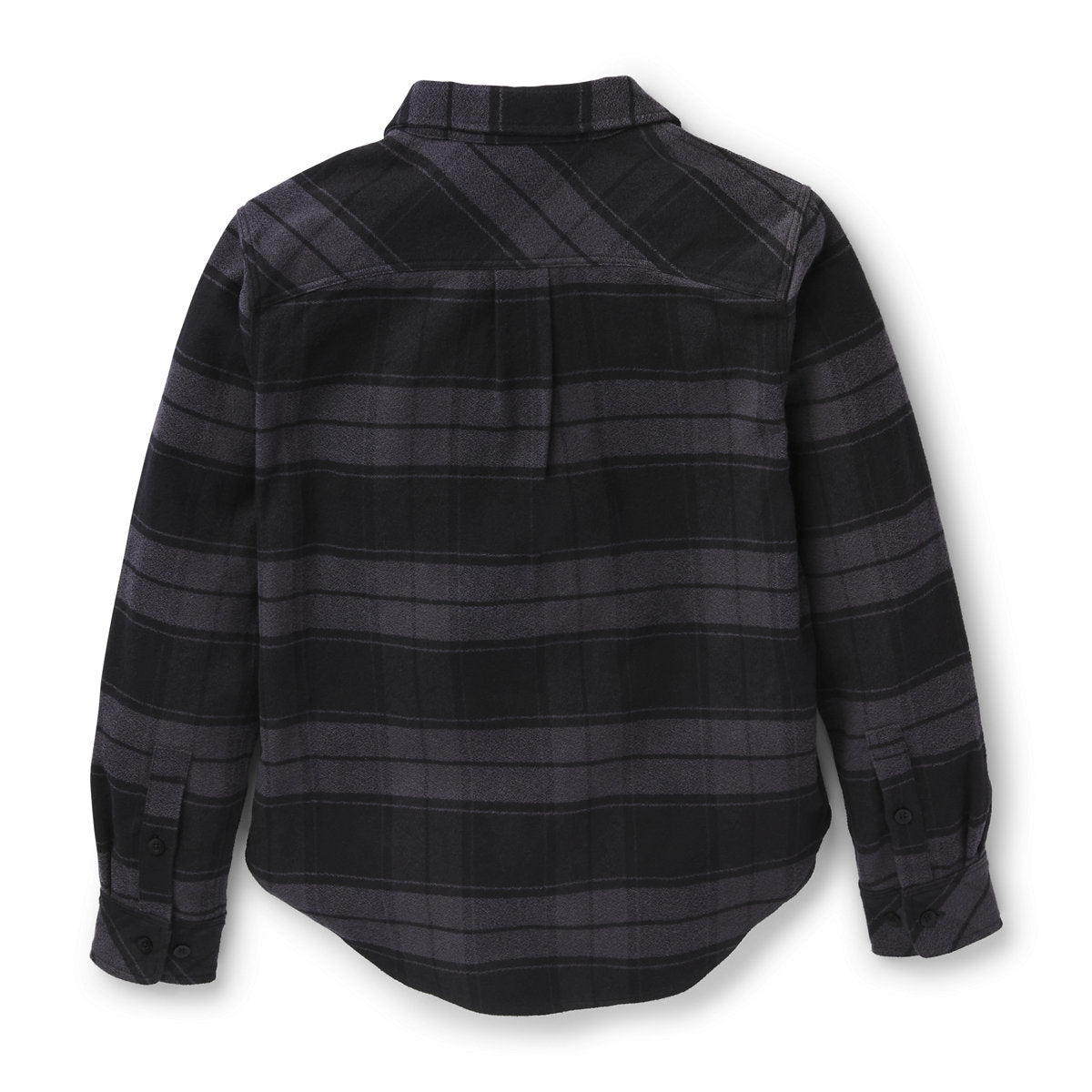 Sauvie Cotton Flannel Shirt  Black Plaid