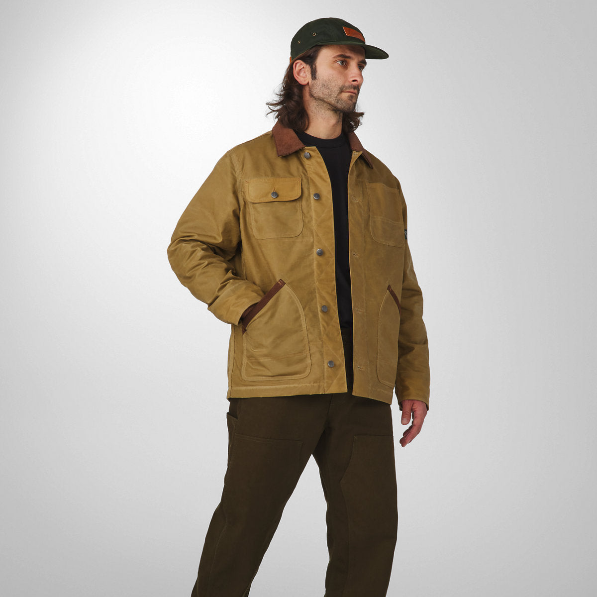 Shipyard Waxed Canvas Jacket  Tan/Bison