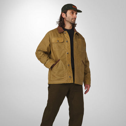 Shipyard Waxed Canvas Jacket  Tan/Bison