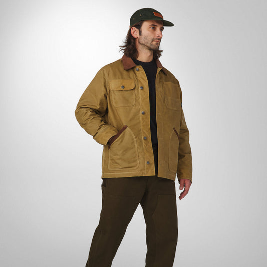 Shipyard Waxed Canvas Jacket  Tan/Bison