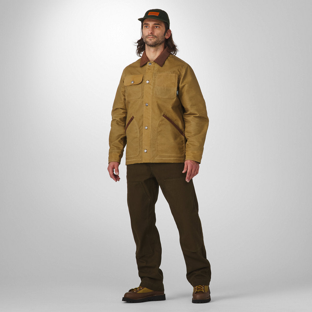 Shipyard Waxed Canvas Jacket  Tan/Bison