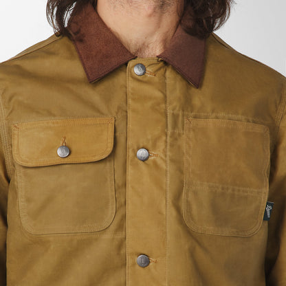 Shipyard Waxed Canvas Jacket  Tan/Bison