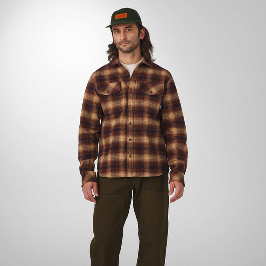 Cedar Mill Cotton Flannel Shirt  Espresso Plaid