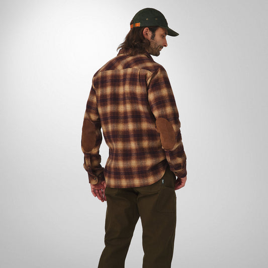 Cedar Mill Cotton Flannel Shirt  Espresso Plaid