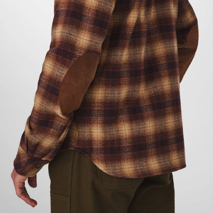Cedar Mill Cotton Flannel Shirt  Espresso Plaid