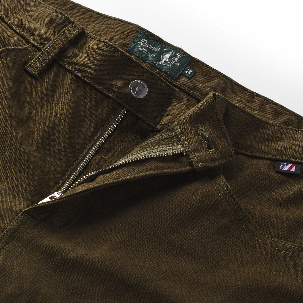 Kenton Double Knee Pants  Olive