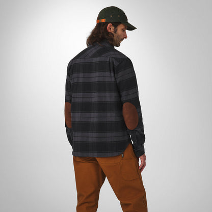 Cedar Mill Cotton Flannel Shirt  Black Plaid