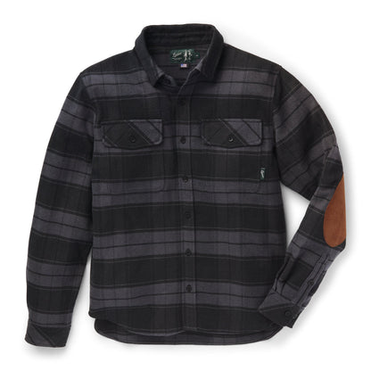 Cedar Mill Cotton Flannel Shirt  Black Plaid