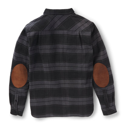Cedar Mill Cotton Flannel Shirt  Black Plaid
