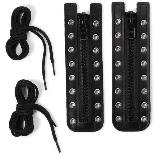 Lace-in Boot Zipper 6" Black