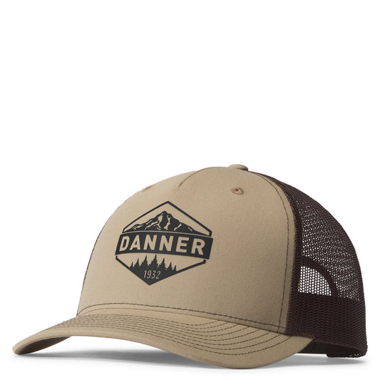 Evergreen Trucker Cap Khaki/Coffee