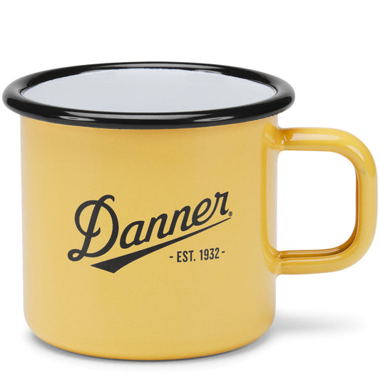 Enamel Camp Mug 12oz Apricot Yellow