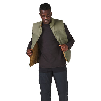 Zigzag Down Vest Dusty Olive