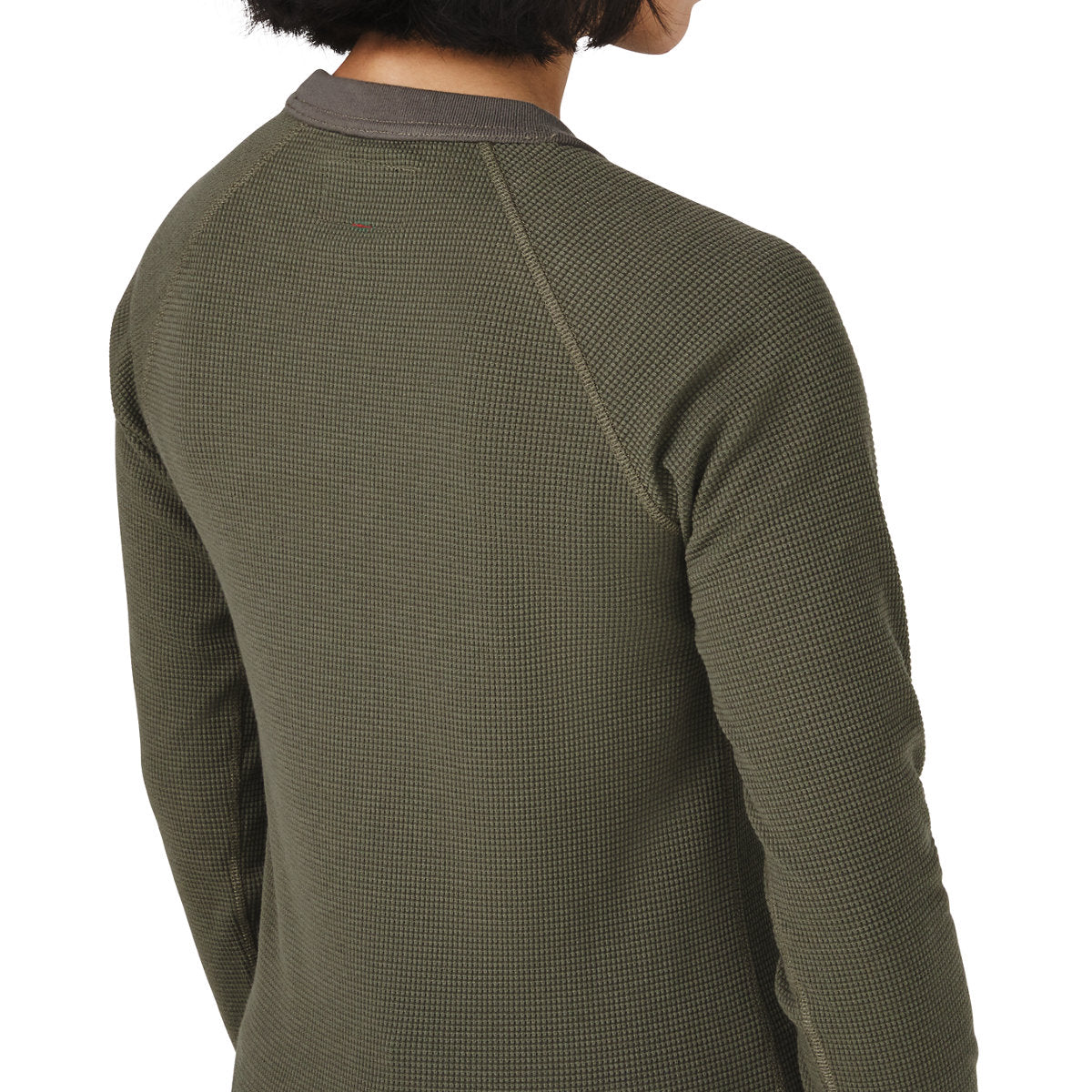 Santiam Waffle LS Tee Dusty Olive