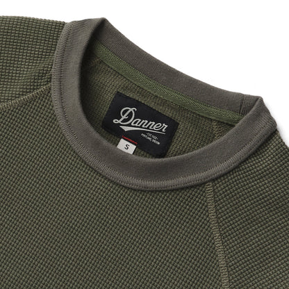 Santiam Waffle LS Tee Dusty Olive
